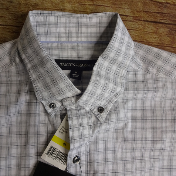 Triscots St Raphael Medium Button Down LS Shirt - Picture 2 of 8